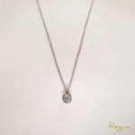 Gargantilla Mini Tear Plateada - Imagen 3