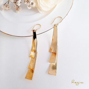 Pendientes Regina Bright Trapecio