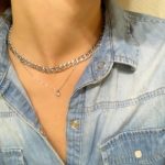 Gargantilla Mini Tear Plateada - Imagen 2