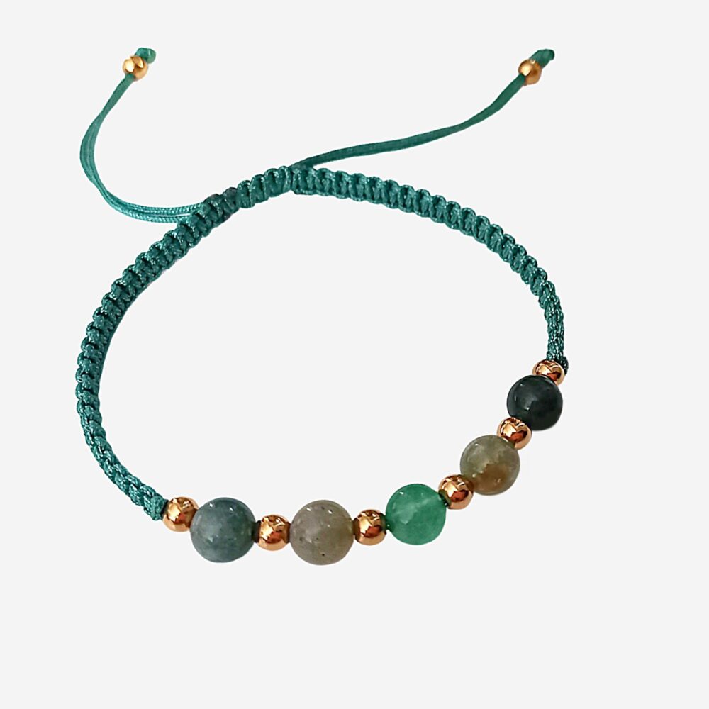 Pulsera Ágata - Acero