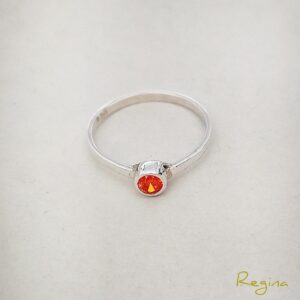 Anillo Diamante T-7.5 - Rojo