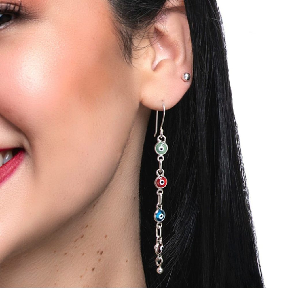 Pendientes Nazar Multicolor - Imagen 2