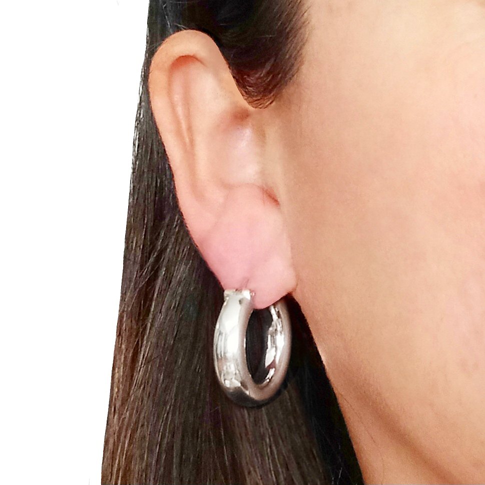 Samira Hoops Plata - Imagen 6
