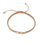 Pulsera Macramé Trinity Plata