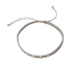 Pulsera Macramé Trinity Plata - Imagen 3