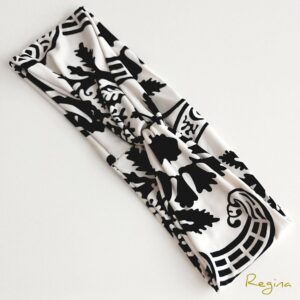 Diadema Vintage Black and White