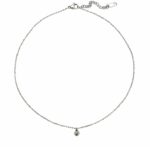 Gargantilla Mini Tear Plateada