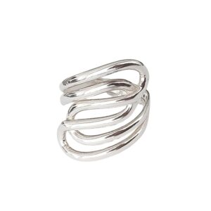 Anillo Escarlata Plata - T8