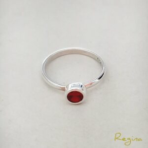Anillo Diamante T.5 - Granate