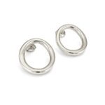 Aretes Karma Puffy - Plata