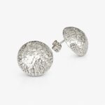 Aretes Paper Moon Puffy - Plata - Imagen 2