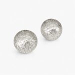 Aretes Paper Moon Puffy - Plata - Imagen 3