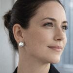 Aretes Paper Moon Puffy - Plata