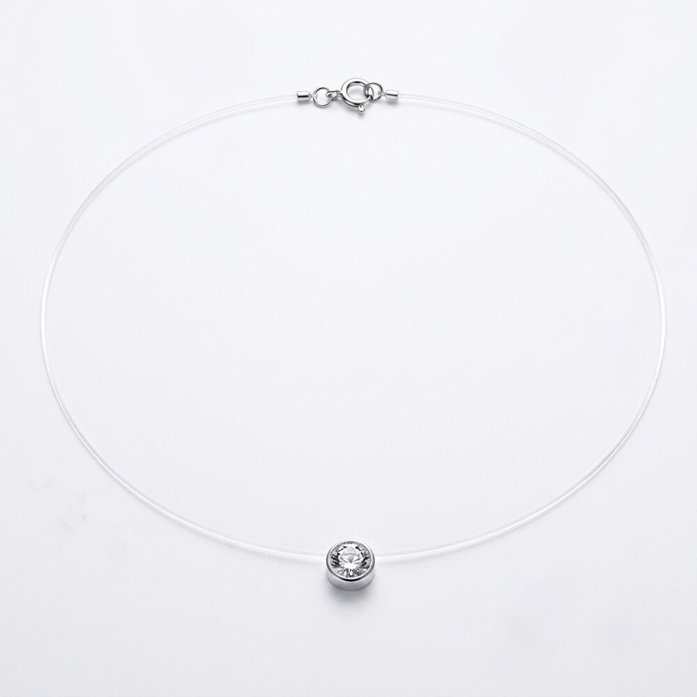 Collar Minimalista Punto de Luz - Imagen 4