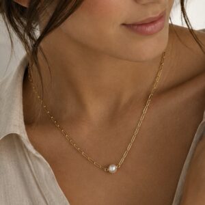 Collar Round Pearl