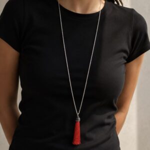 Collar Borla Rouge - Plata