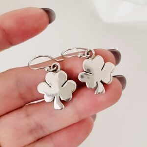Aretes Trébol - Plata