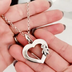 Collar Heart Maxi Niño - Plata